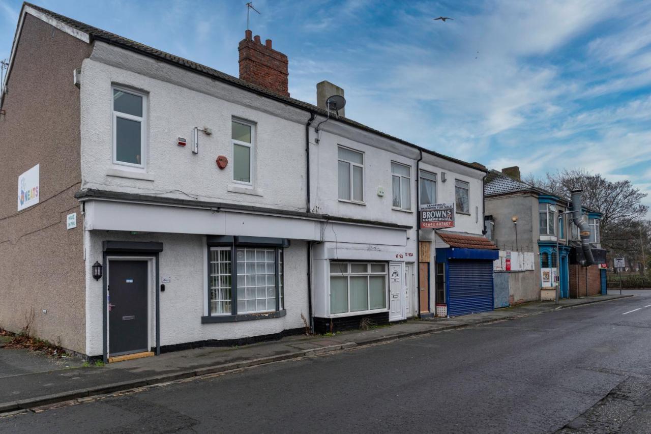 Central Roof Terrace Apartment Stockton-on-Tees Bagian luar foto